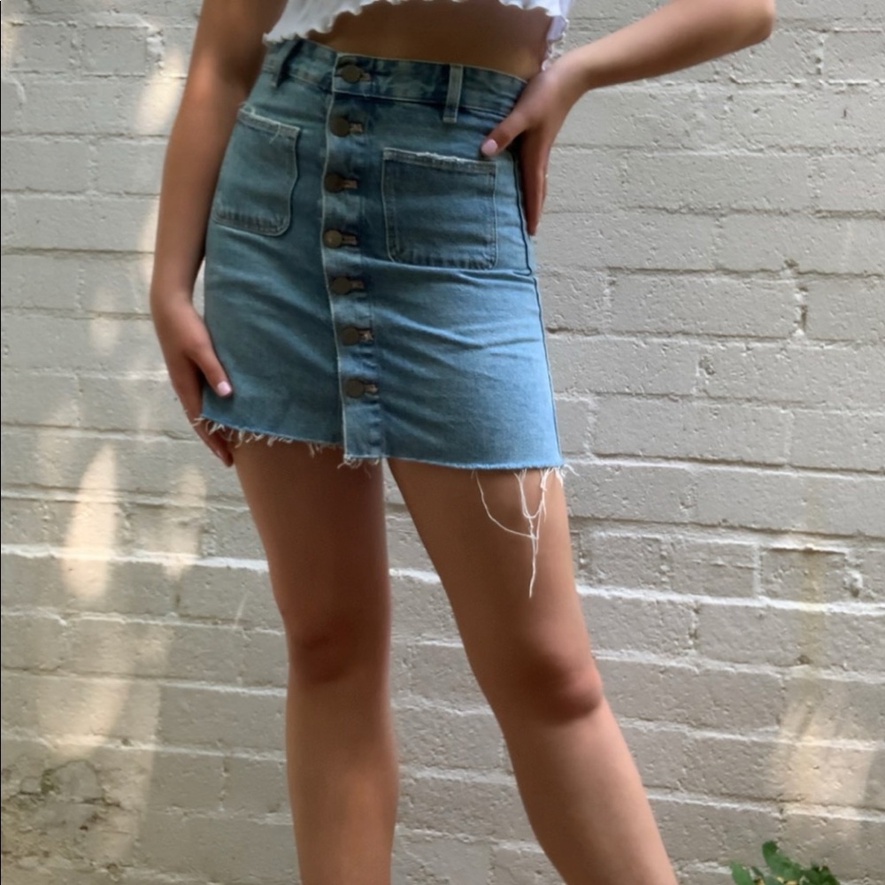 extra small jean skirt